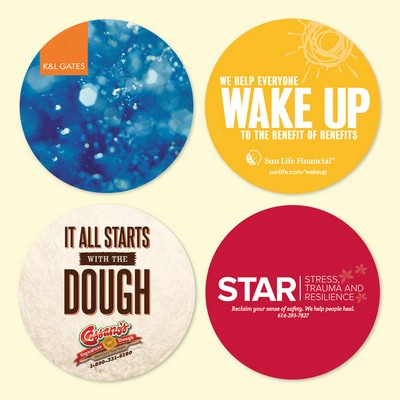 Vynex® DuraTec® 3.6"Round x1/8" Hard Surface Drink Coaster