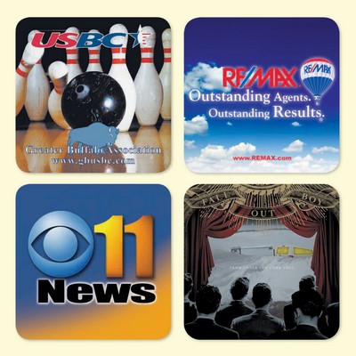 Vynex® DuraTec® 3.6"x3.6"x1/8" Hard Surface Drink Coaster