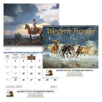Good Value™ Western Frontier - Spiral Calendar