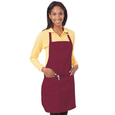 Unisex Solid Bib Apron