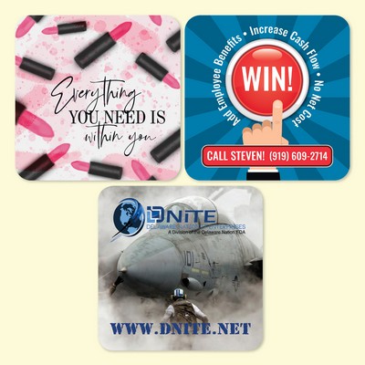 Vynex® Heavy Duty 4"x4"x1/8" Hard Surface Drink Coaster