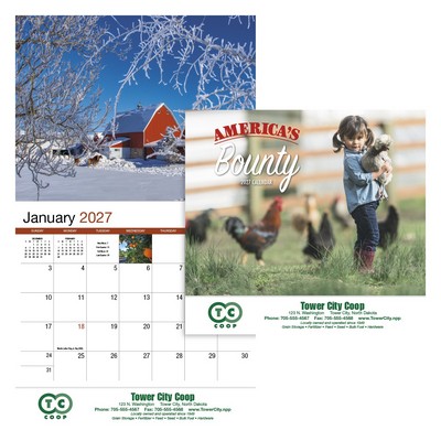 HotLine® Products America's Bounty Appointment Calendar - Stapled