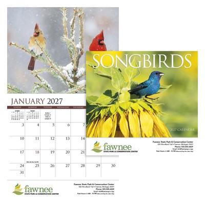 HotLine® Products Songbirds Appointment Calendar - Stapled