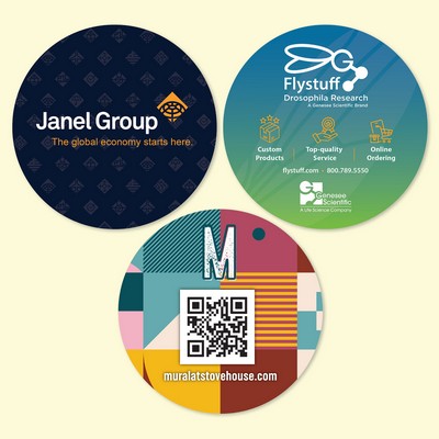 Vynex® Heavy Duty 4"Round x1/16" Drink Coaster